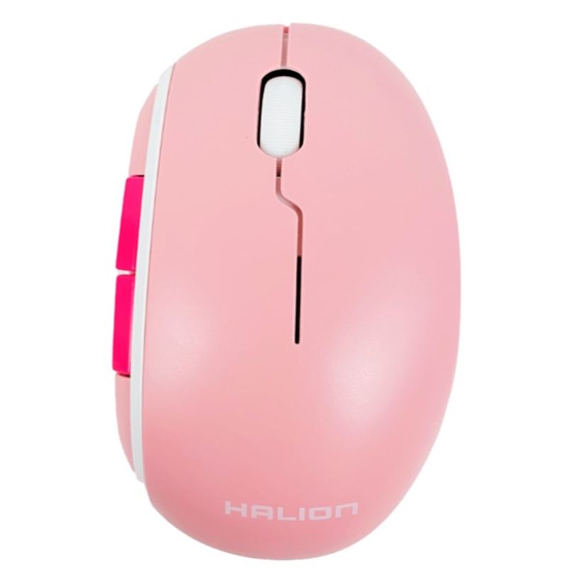 HALION - MOUSE RECARGABLE DUAL BT+24G HALION HA-M205D LEYTON ROSADO