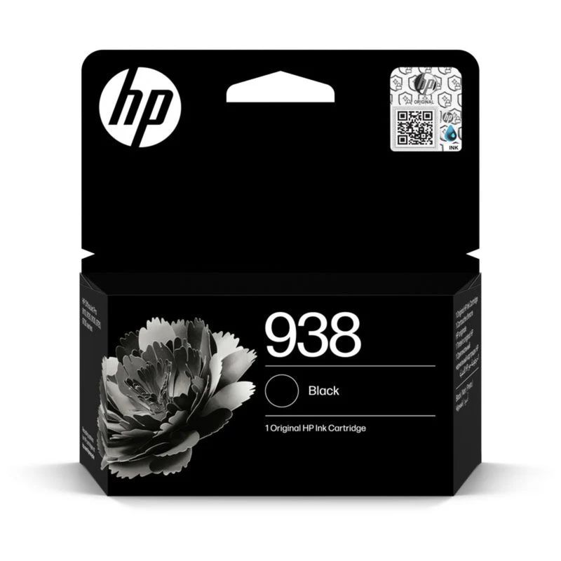 HP - Cartucho de Tinta HP 938 Negro Original – 4S6X8PL
