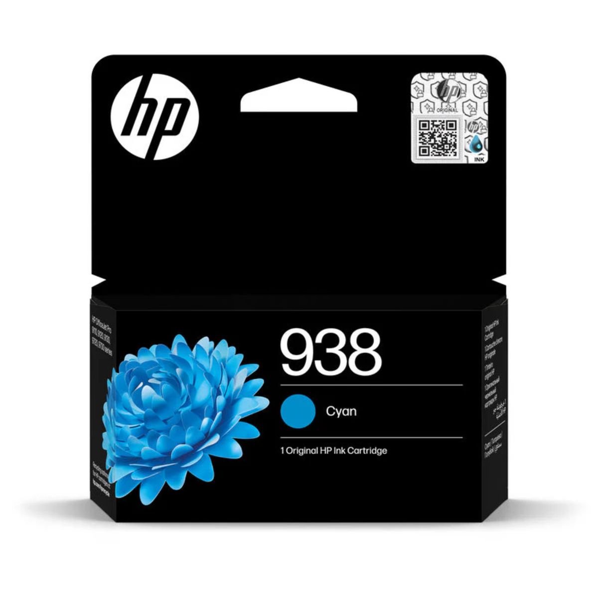 HP - Cartucho de Tinta HP 938 Cian Original – 4S6X5PL
