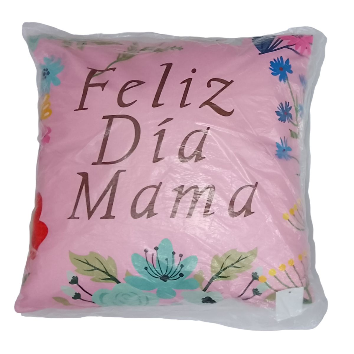 GENERICO - Cojín Diseño Feliz día Mamá  - Rosado
