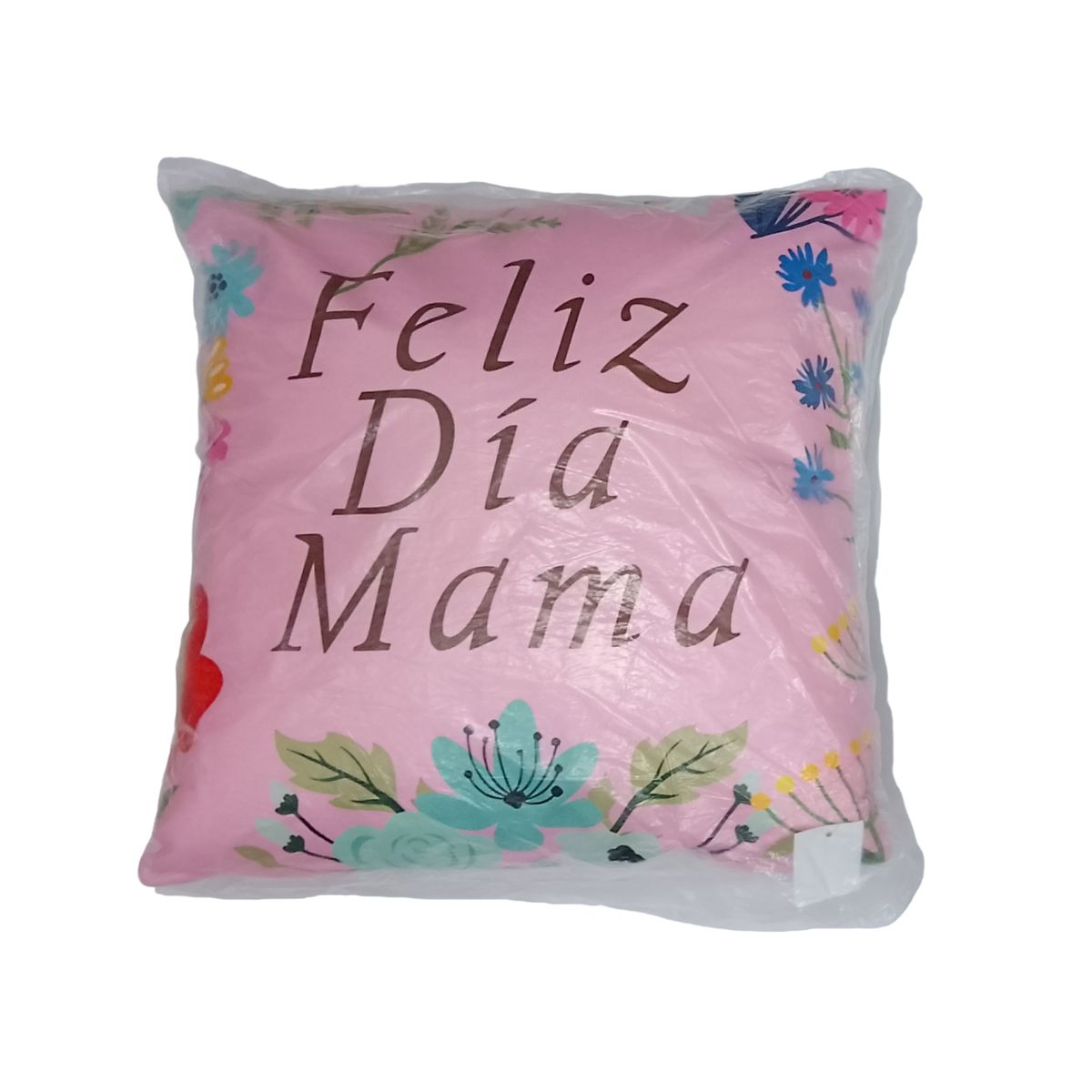 GENERICO - Cojín Diseño Feliz día Mamá  - Rosado