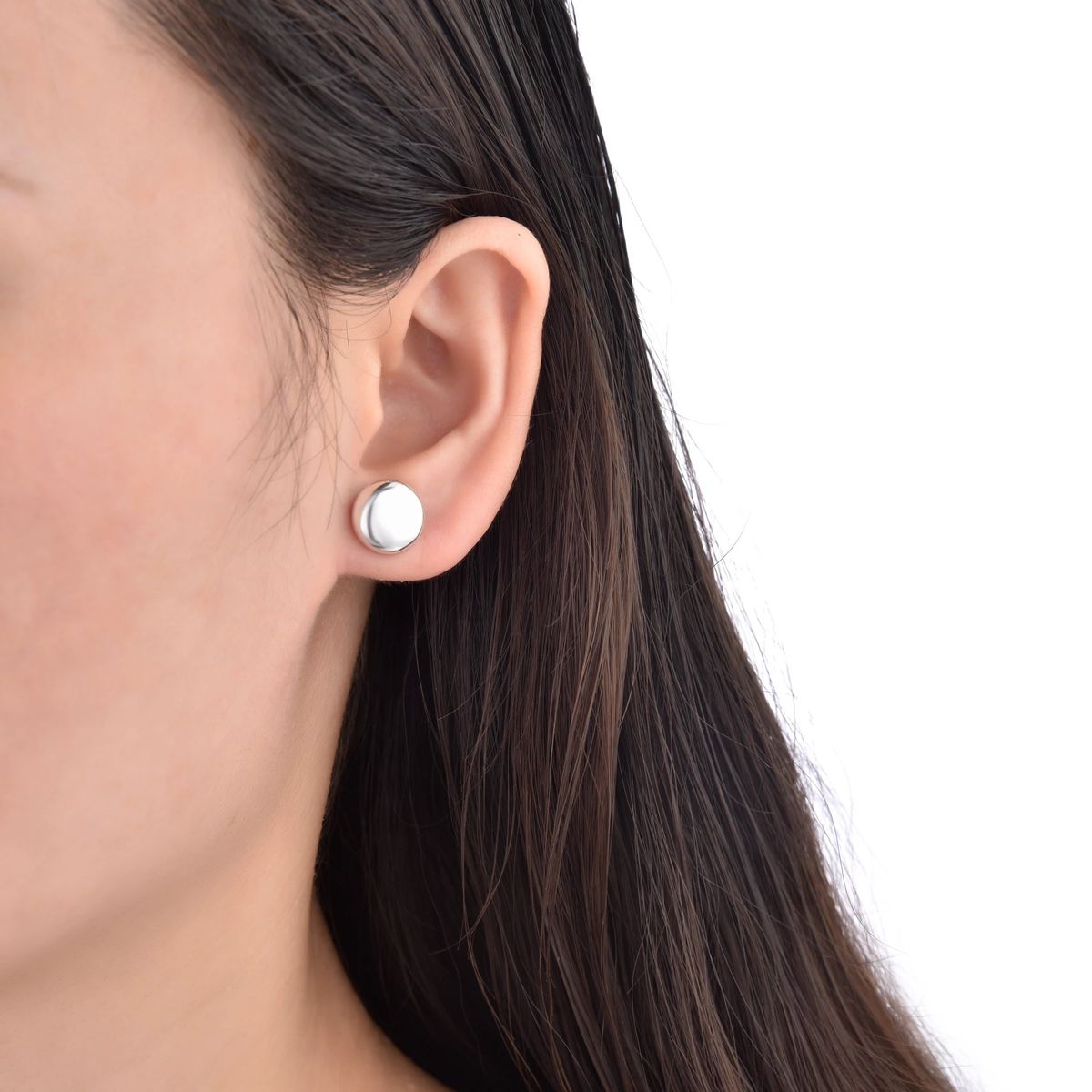 SANTORAL - Aretes Redondos - Plata