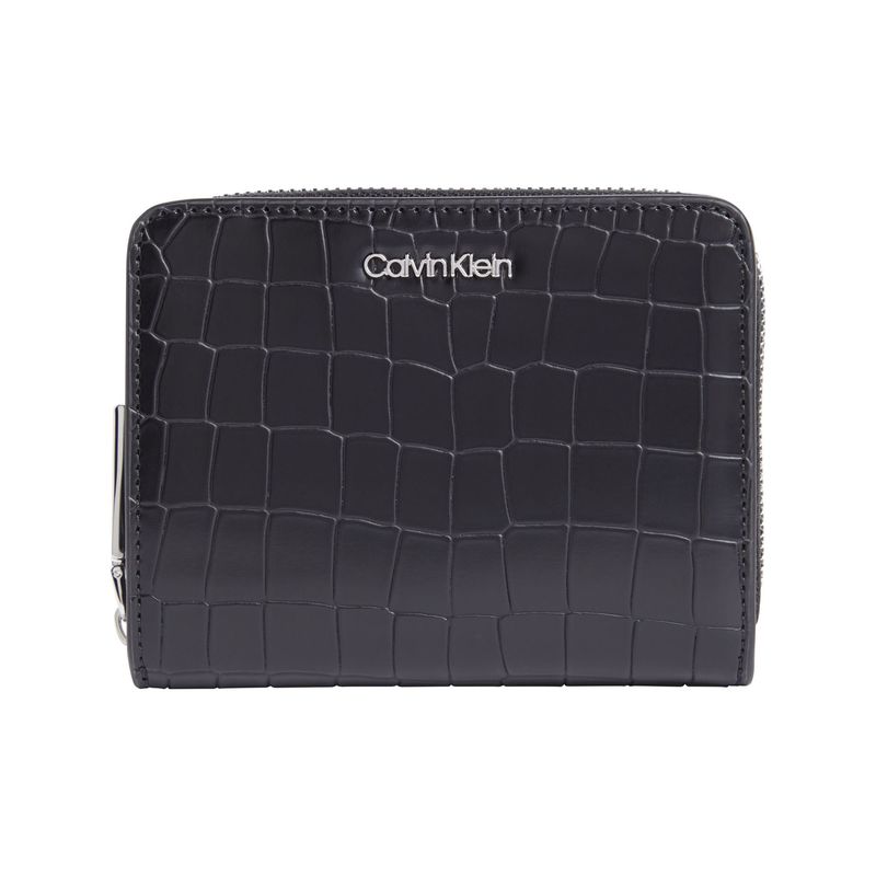 CALVIN KLEIN - BILLETERA CK MUST MD ZIP AROUND_CROCO