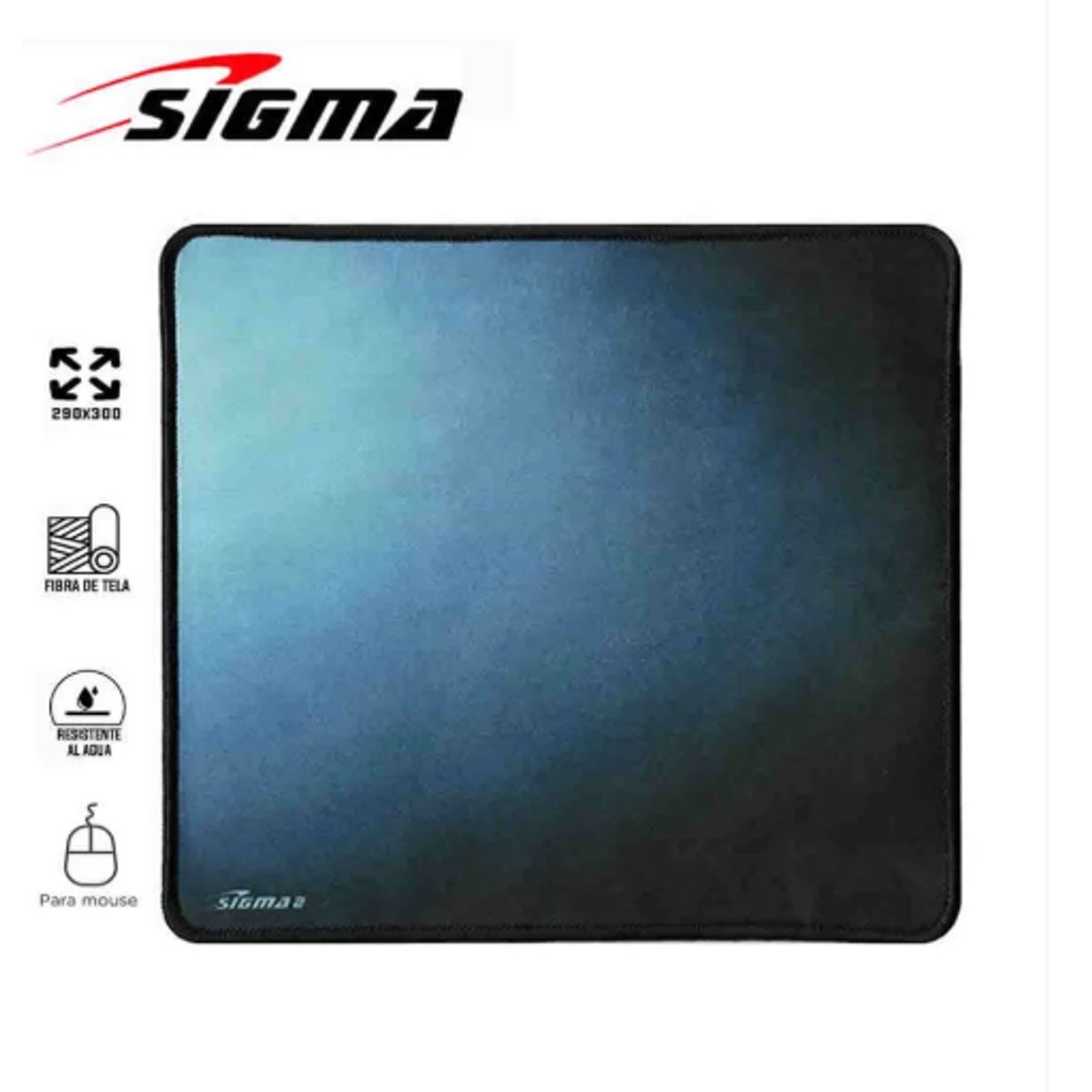 SIGMA - Pad Mouse SIG X2 2+W DEGRADE A PRUEBA DE AGUA SIGMA