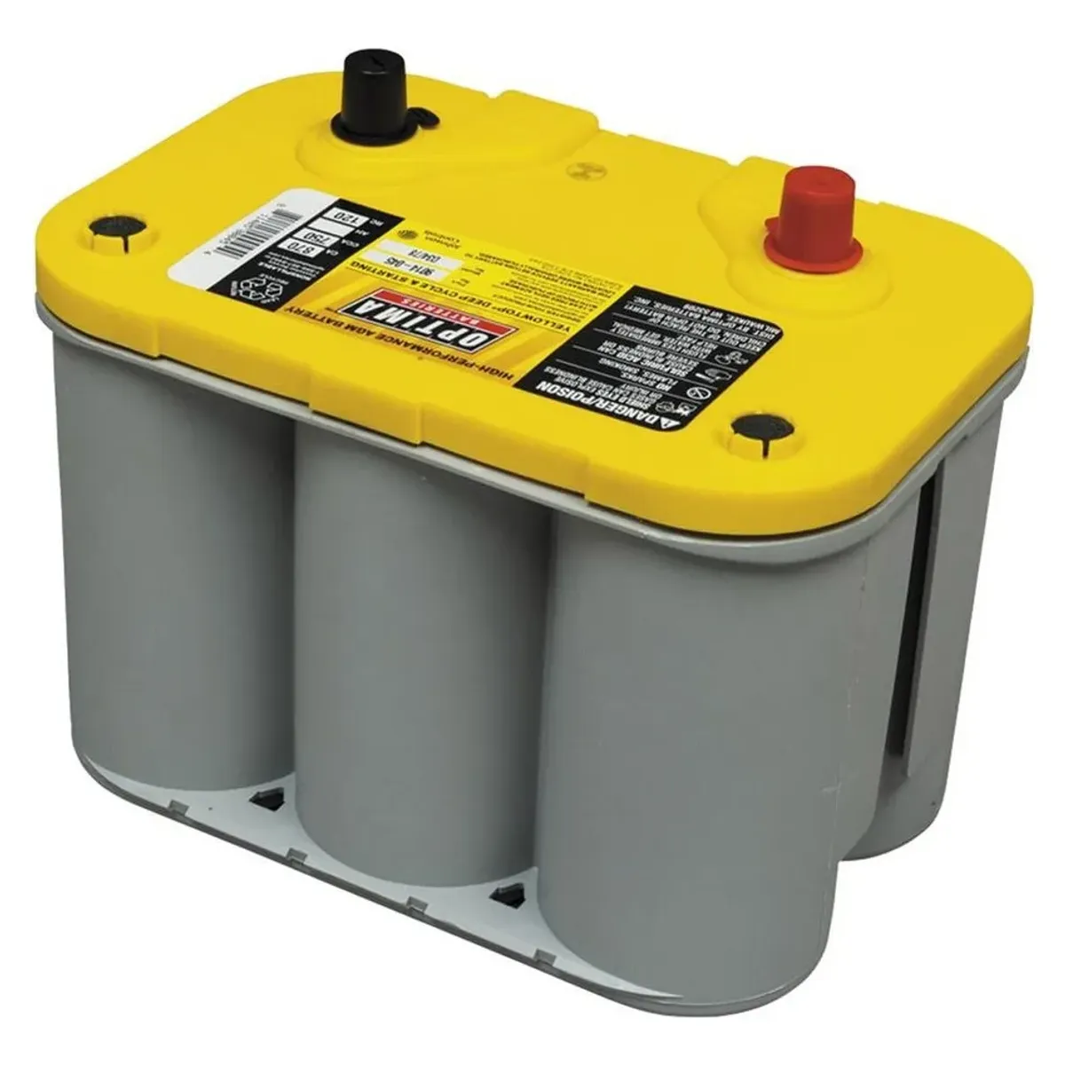 CAPSA - Bateria De Gel Optima Amarilla 12v 750A Modelo D3478-750