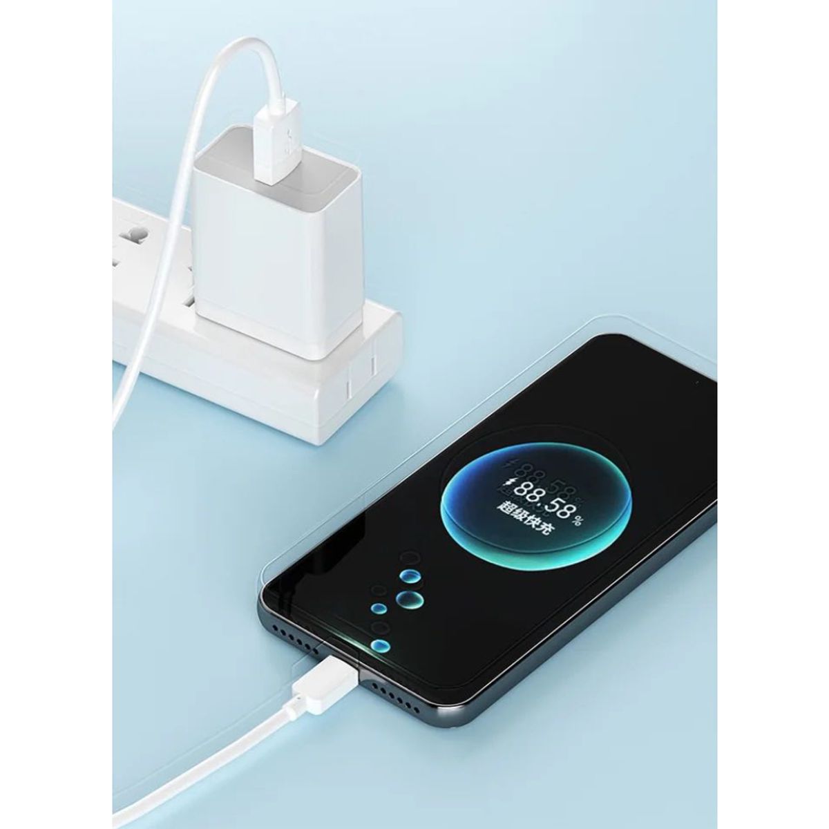 GENERICO - Cable Usb Tipo C Para Carga Rápida 1 Metro Fast 6a Data