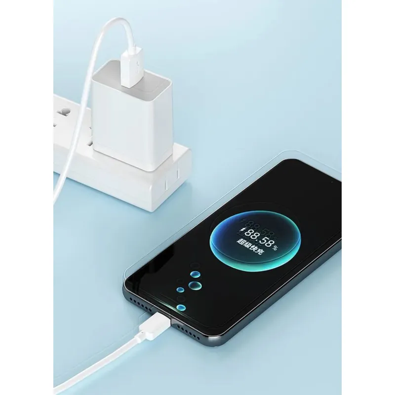 GENERICO - Cable Usb Tipo C Para Carga Rápida 1 Metro Fast 6a Data