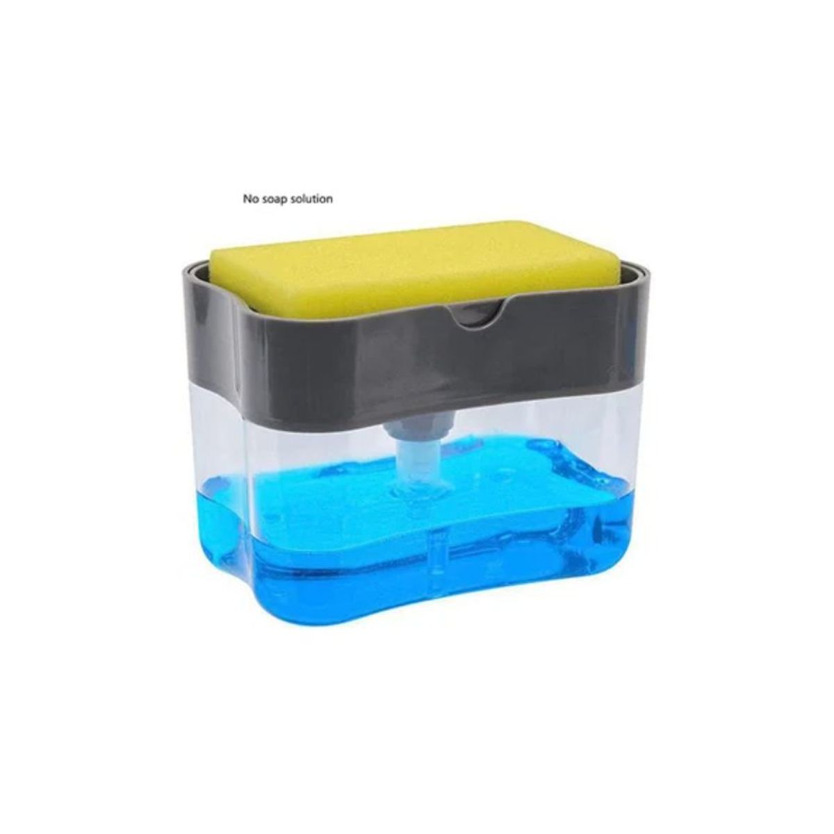 GENERICO - Dispensador de Ayudin Liquido Lavavajillas Porta Esponja Cocina