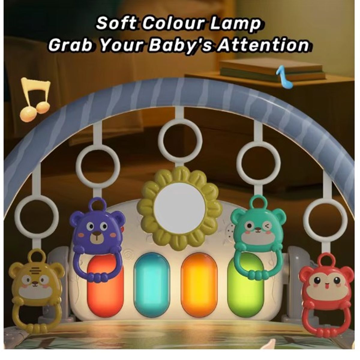 GENERICO - Gimnasio Piano Para Bebé con luces y música