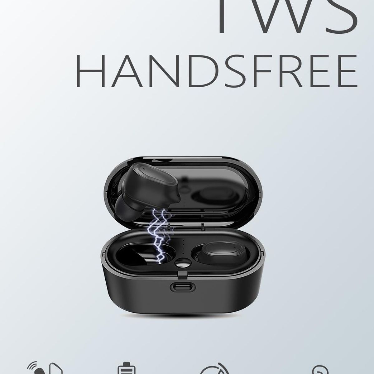 GENERICO - BAVIN 03 TWS AURICULAR INALAMBRICO BLUETOOTH 5.0