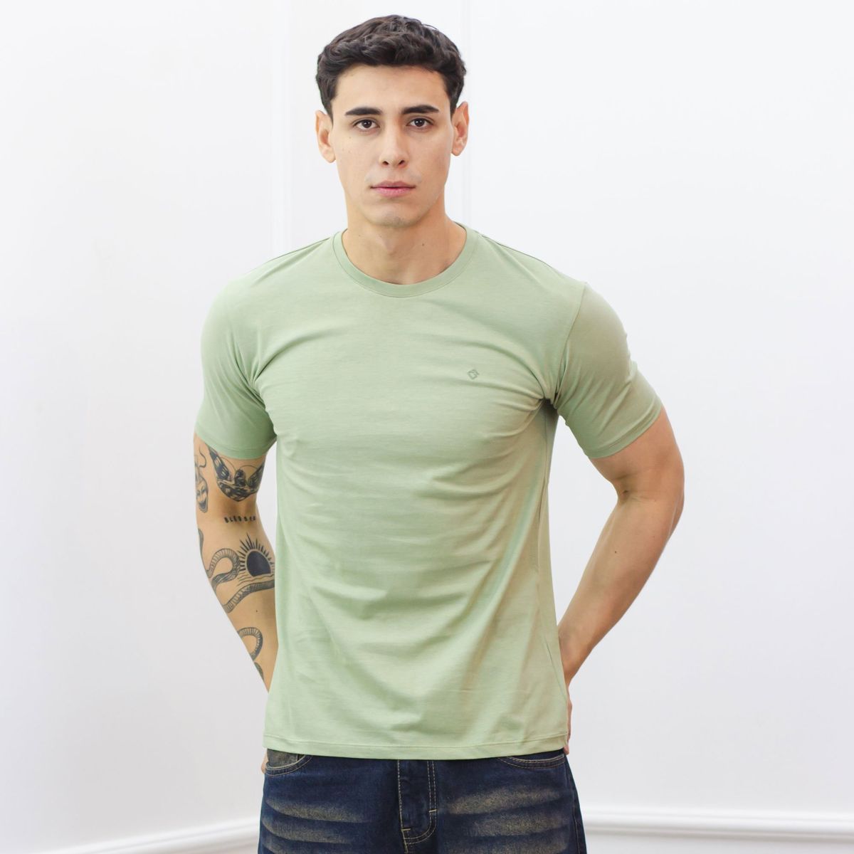 A VANTGARDESTYLE - POLO SLIM FIT CABALLERO MC - JERSEY 100% ALGODON