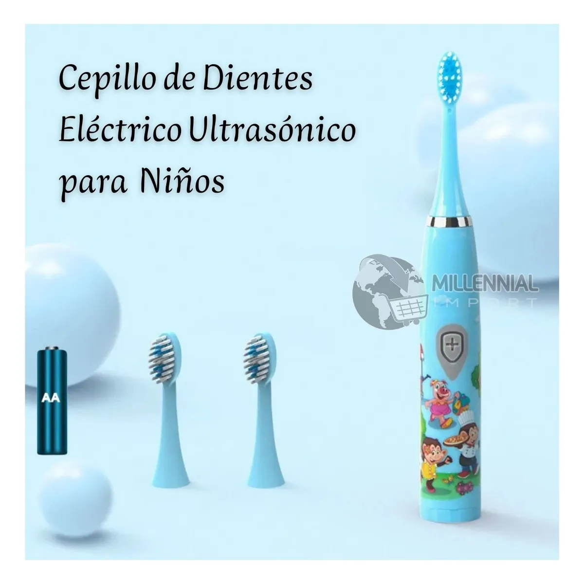 GENERICO - Cepillo de Dientes Inteligente Ultrasónico para Niño