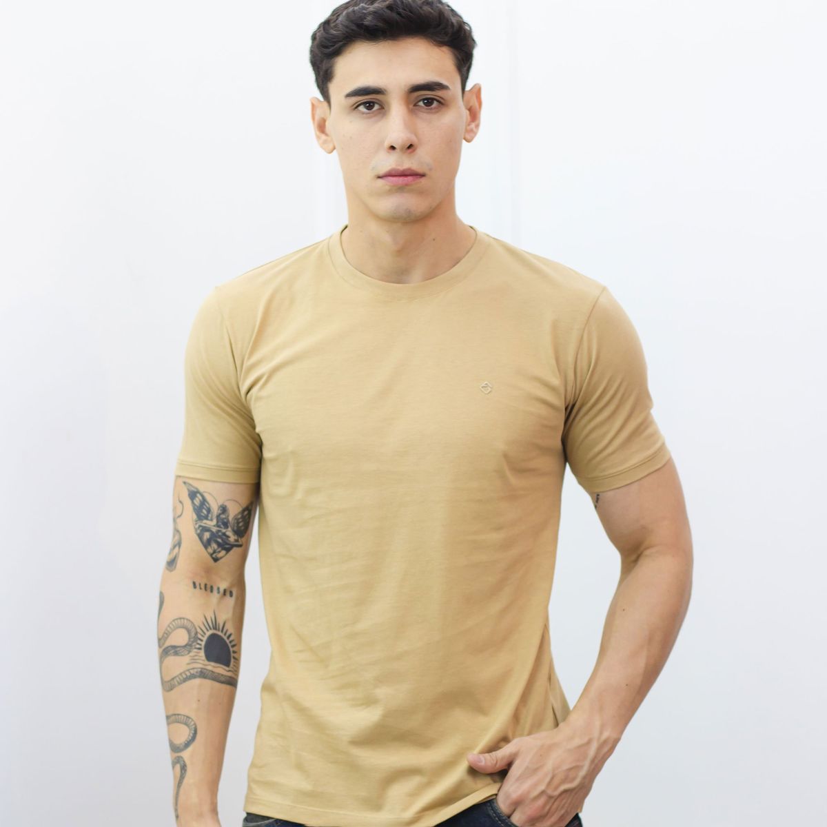 A VANTGARDESTYLE - POLO SLIM FIT CABALLERO MC - JERSEY 100% ALGODON