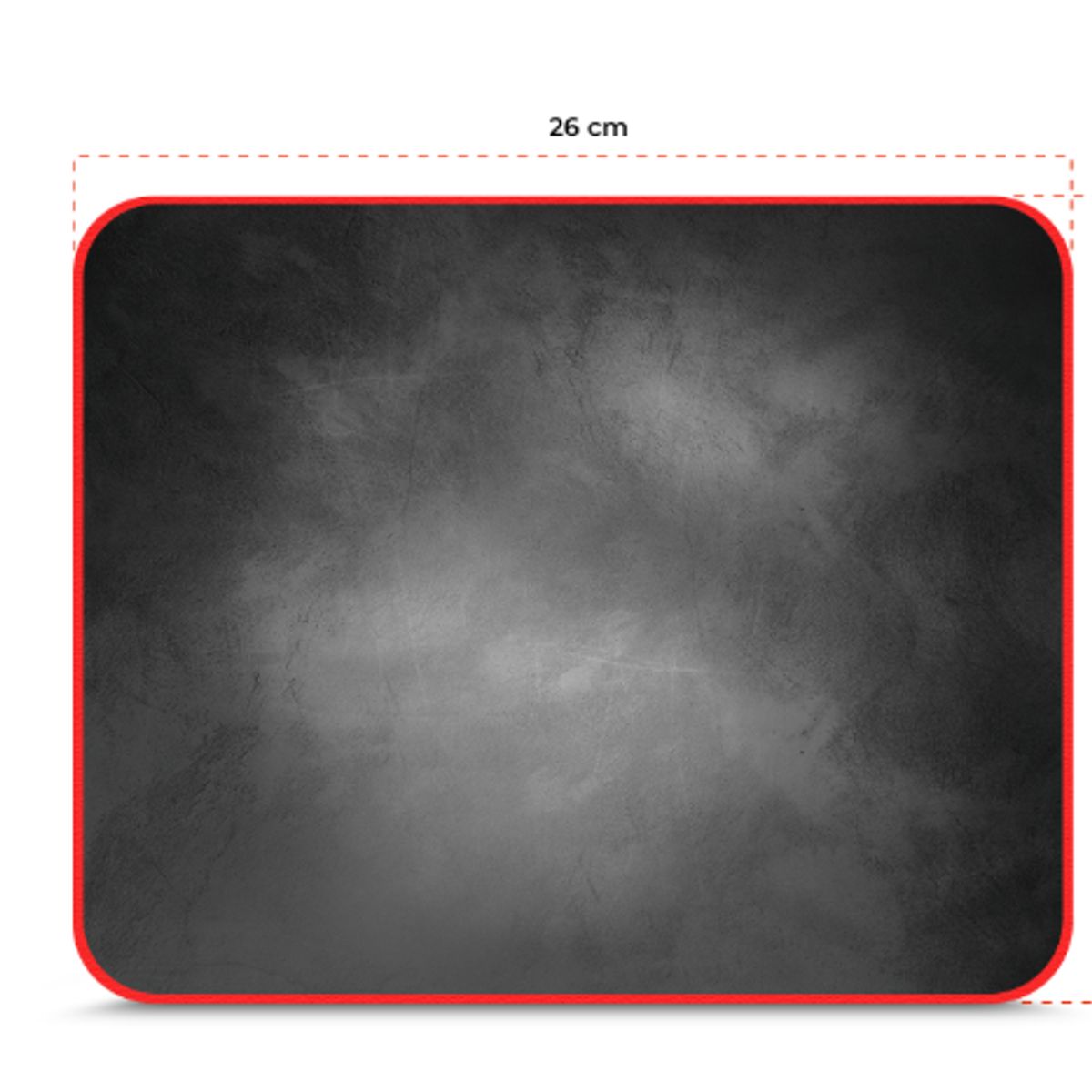 SIGMA - Pad Mouse SIG X3.8 +W RAZZATO RED HORMIGON MEDIDAS: 21x 26 SIGMA