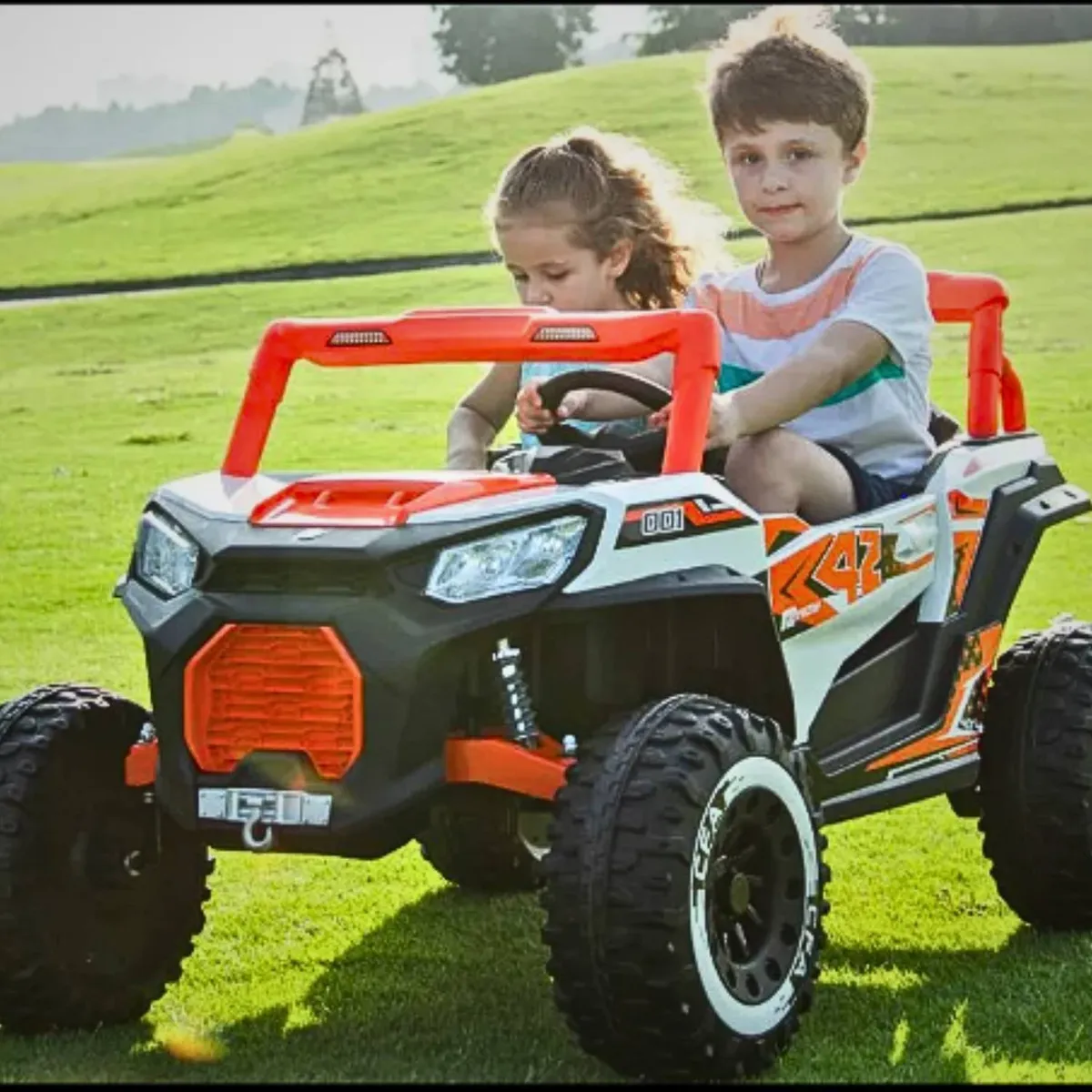 GENERICO - Camioneta Todo Terreno para niños de 24 V 4x4 Maverick, UTV