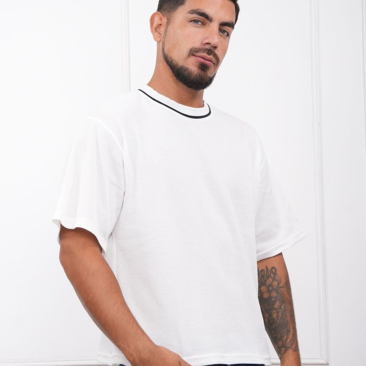 J JERAOUS - POLO BOXY JERAOUS NEO FIT MANGA CORTA Perla