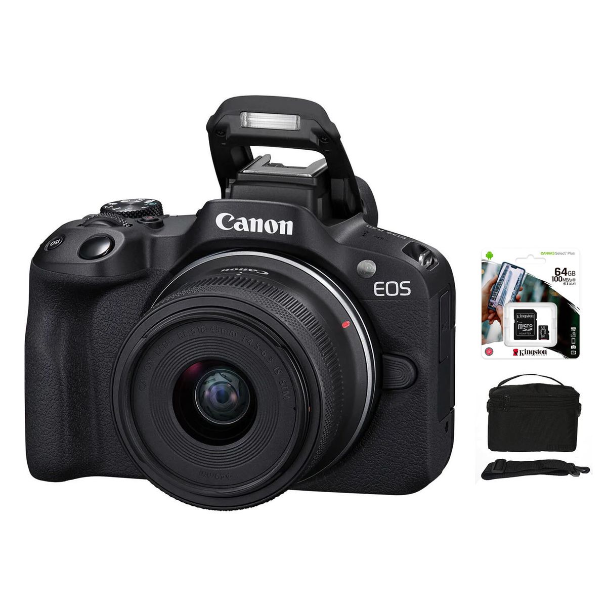 CANON - Camara Canon EOS R50 + RF 18-45mm IS STM