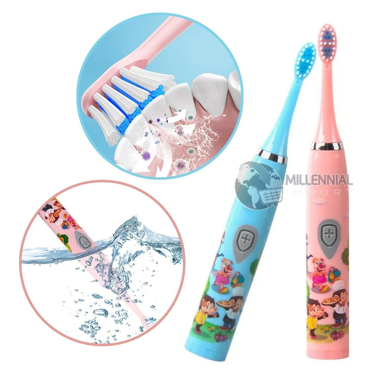 GENERICO - Cepillo de Dental Ultrasónico para Niño