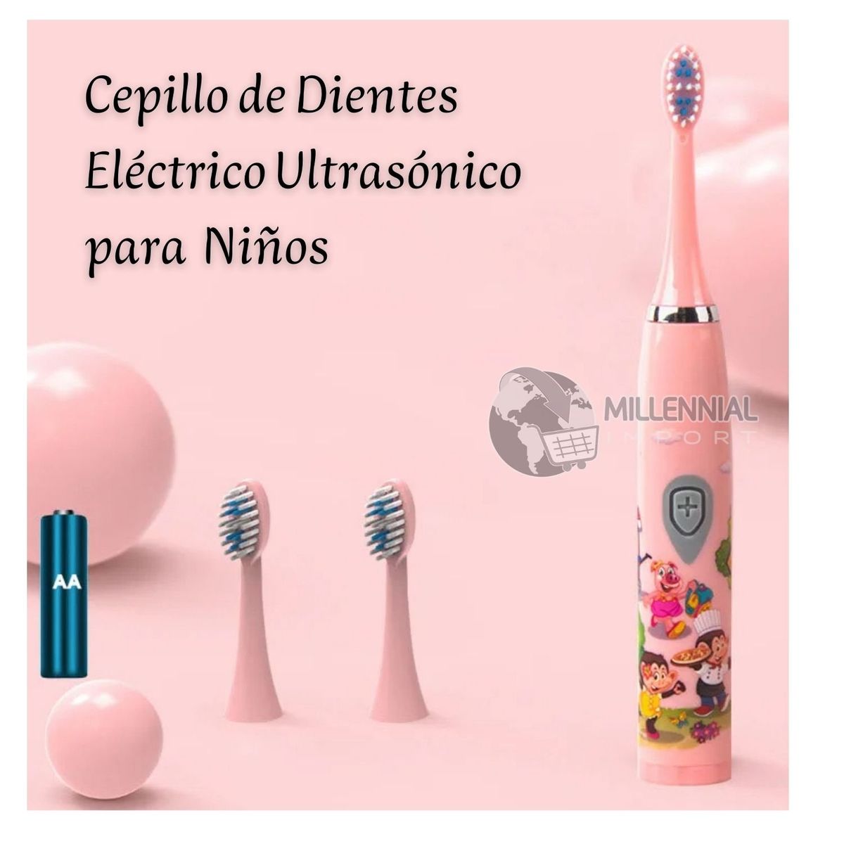 GENERICO - Cepillo de Dientes Inteligente Ultrasónico para Niña