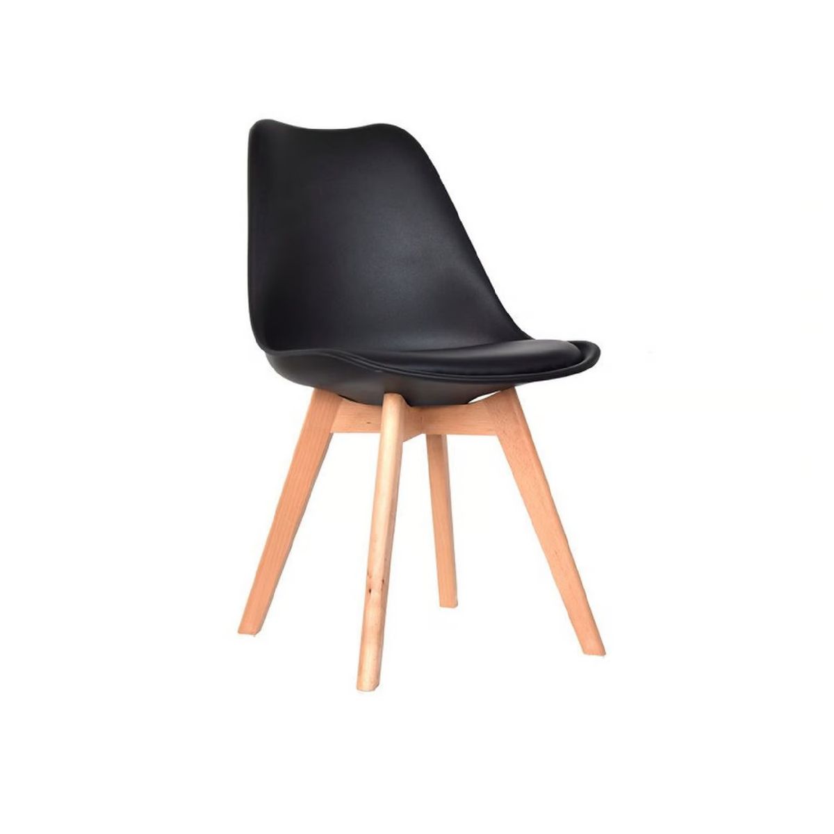 TU MESITA - Silla de Comedor Moderna Asgar color Negro TU MESITA