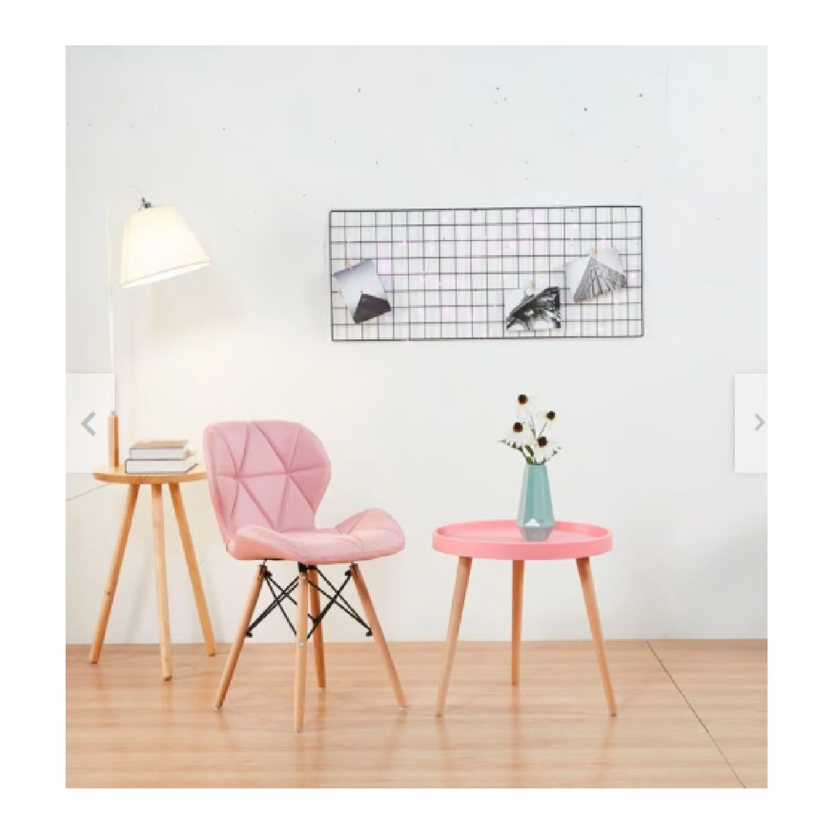 TU MESITA - Silla de Comedor Juvenil Yacila color Rosa TU MESITA