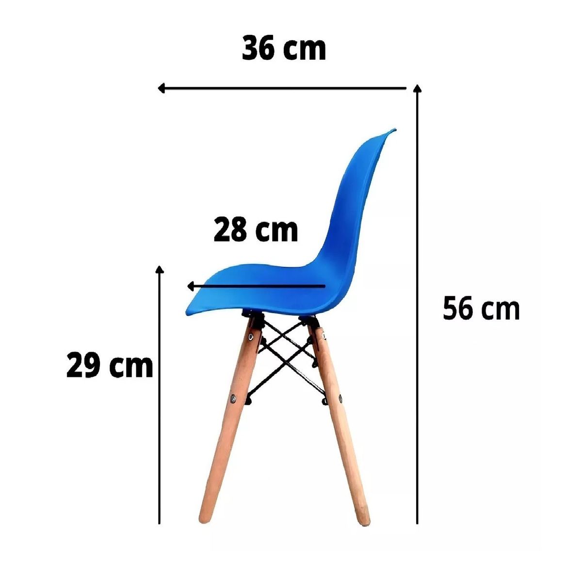 TU MESITA - Silla para Niños Malcom color Azul TU MESITA