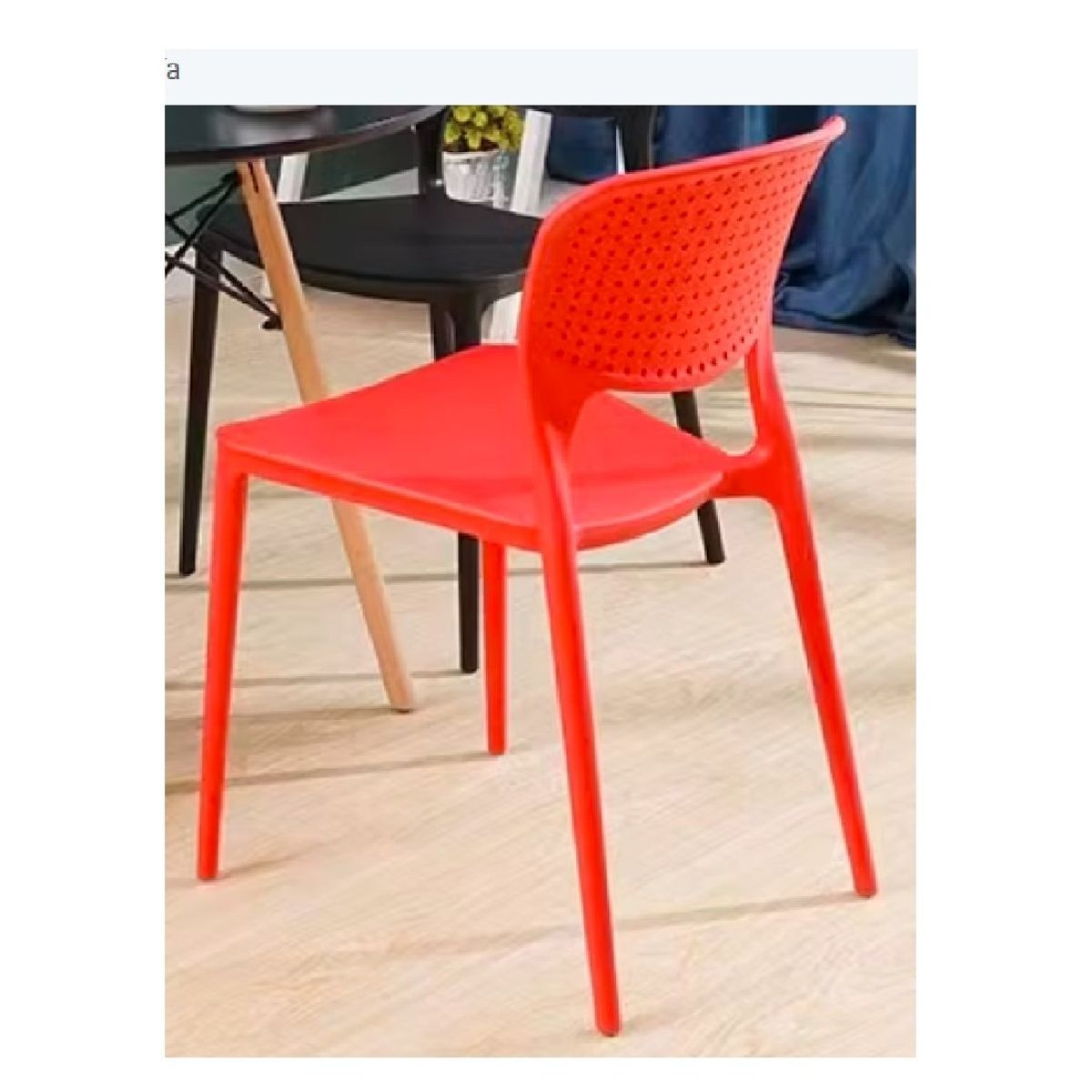 TU MESITA - Silla de Comedor Lohan color Rojo TU MESITA