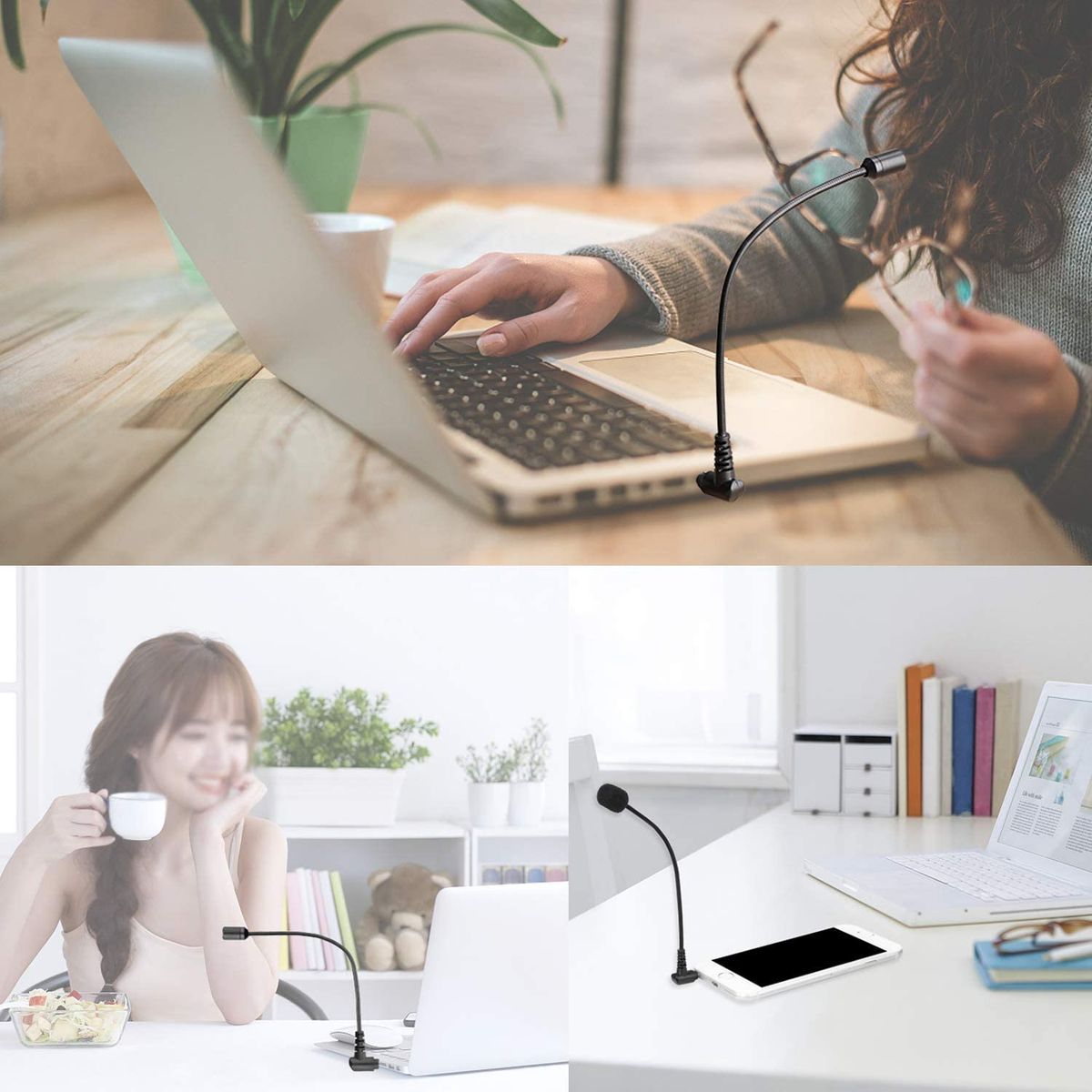 BOYA - BOYA - BY-UM4 - Micrófono ORIGINAL para Smartphone y laptops