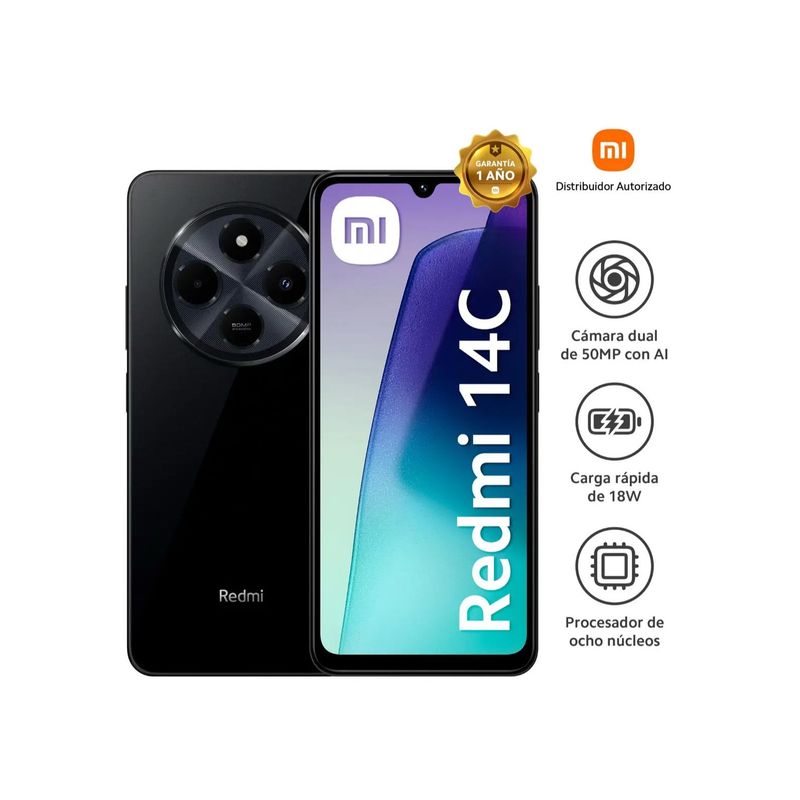 REDMI - Celular REDMI 14C  4+128GB
