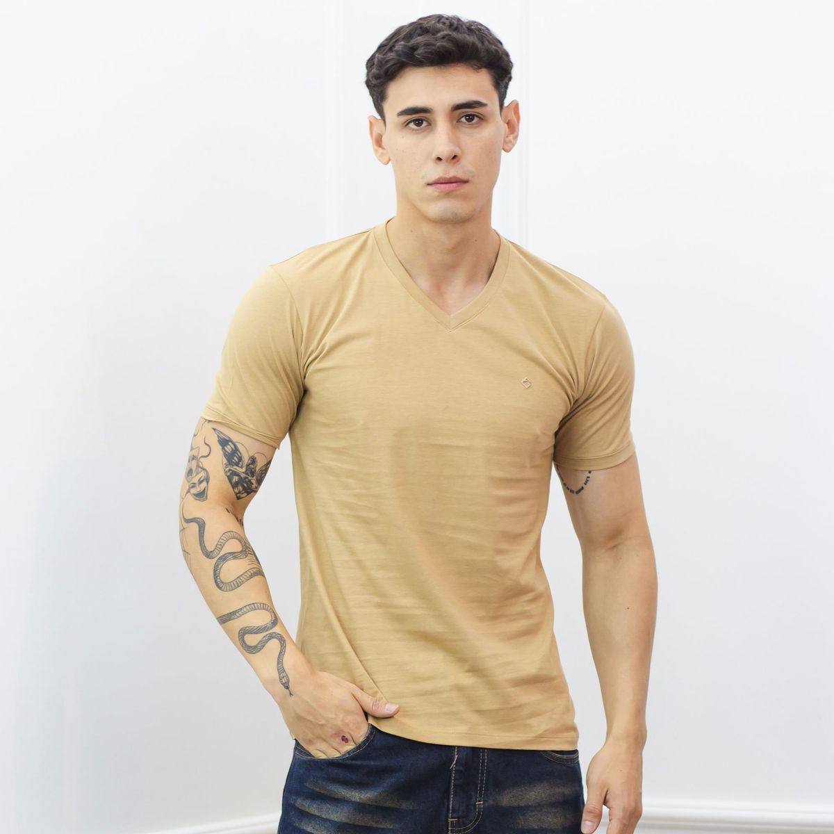 A VANTGARDESTYLE - POLO SLIM FIT CABALLERO MC - JERSEY 100% ALGODON