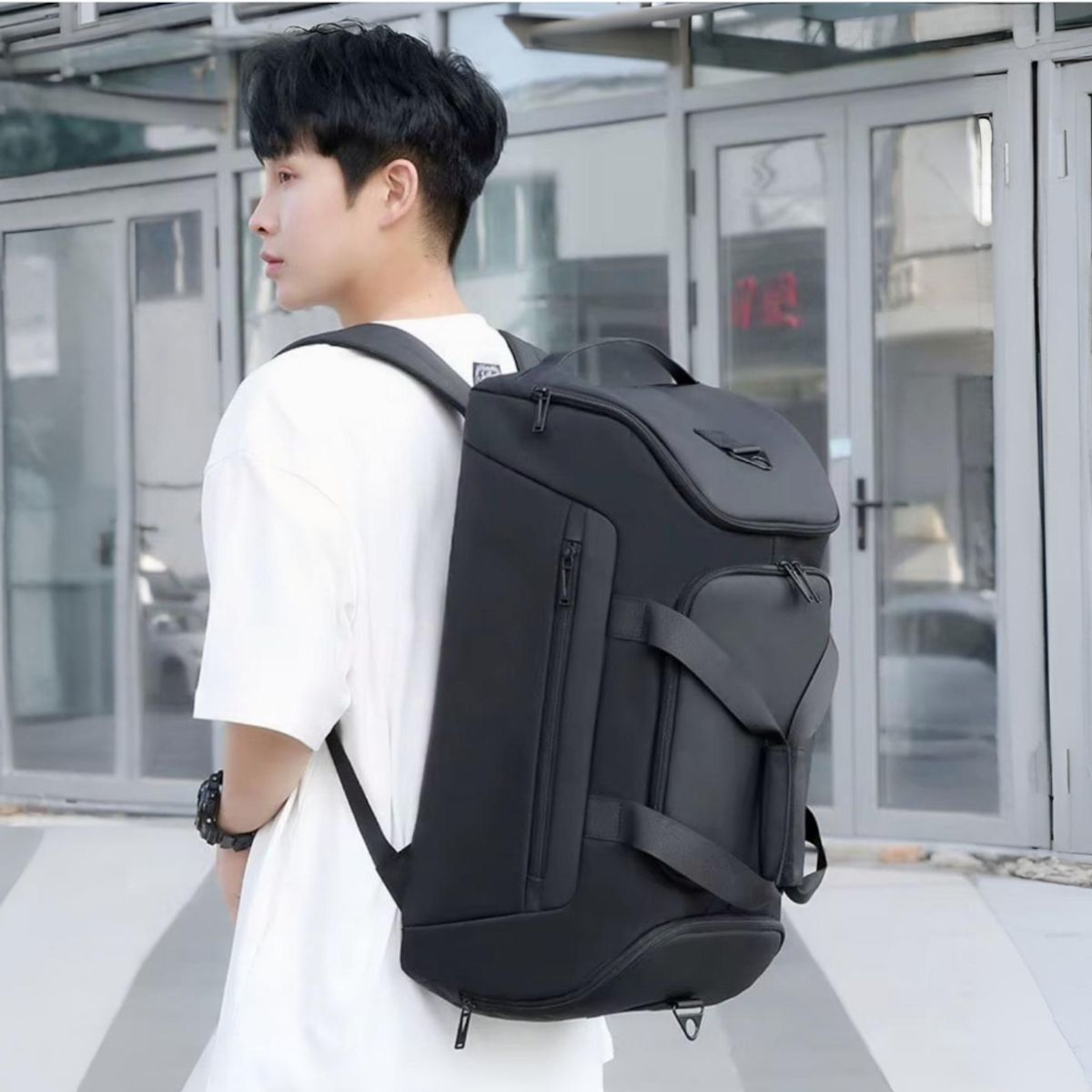 GENERICO - Maletin Mochila T18 Deportiva Viaje Gym Zapatera Convertible