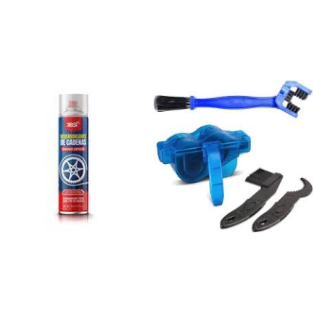 GENERICO - KIT DE LIMPIEZA  DE CADENA + SPLAY PARA BICICLETA
