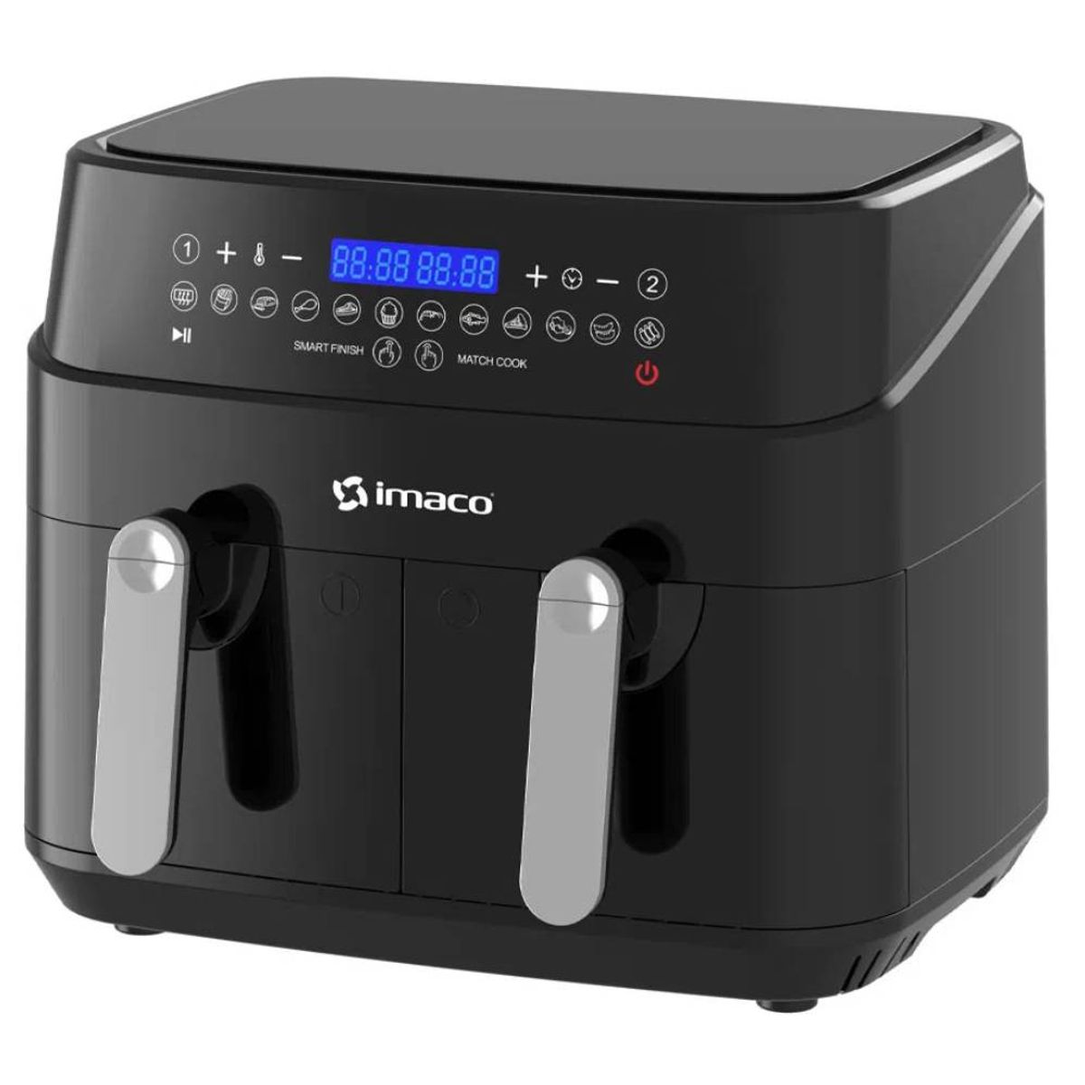 IMACO - Freidora Imaco Digital Doble Canastilla AFD4516 9lts - Negro