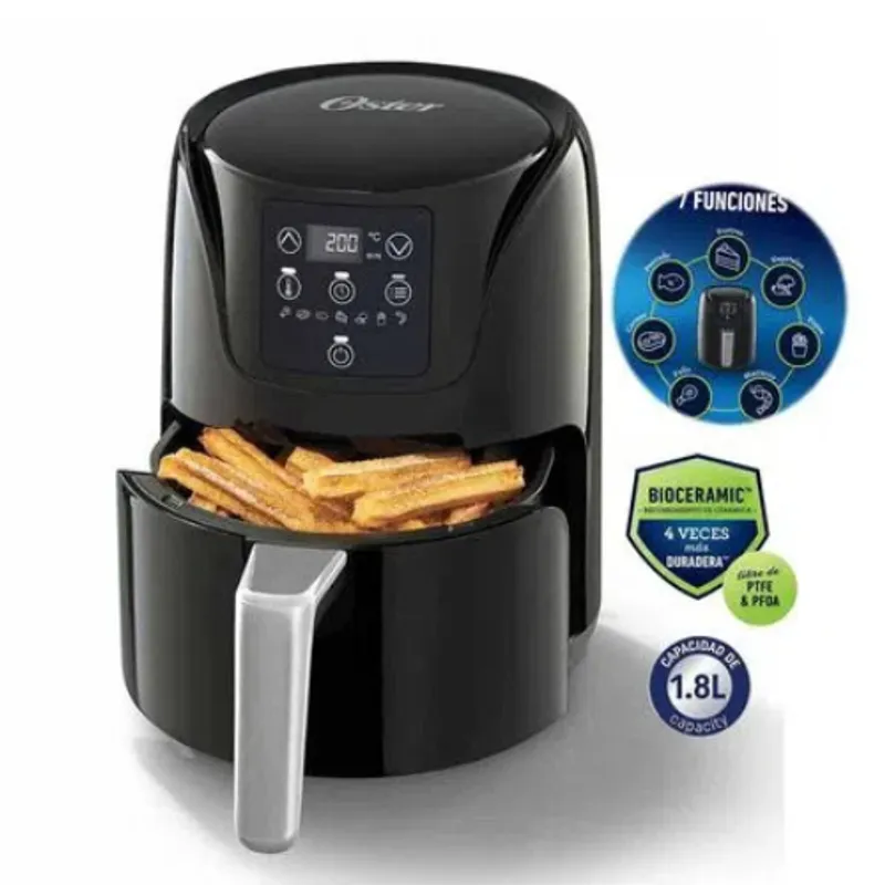OSTER - COMBO Freidora de Aire Digital CKSTAF18D + Plancha Electrolux ESI10