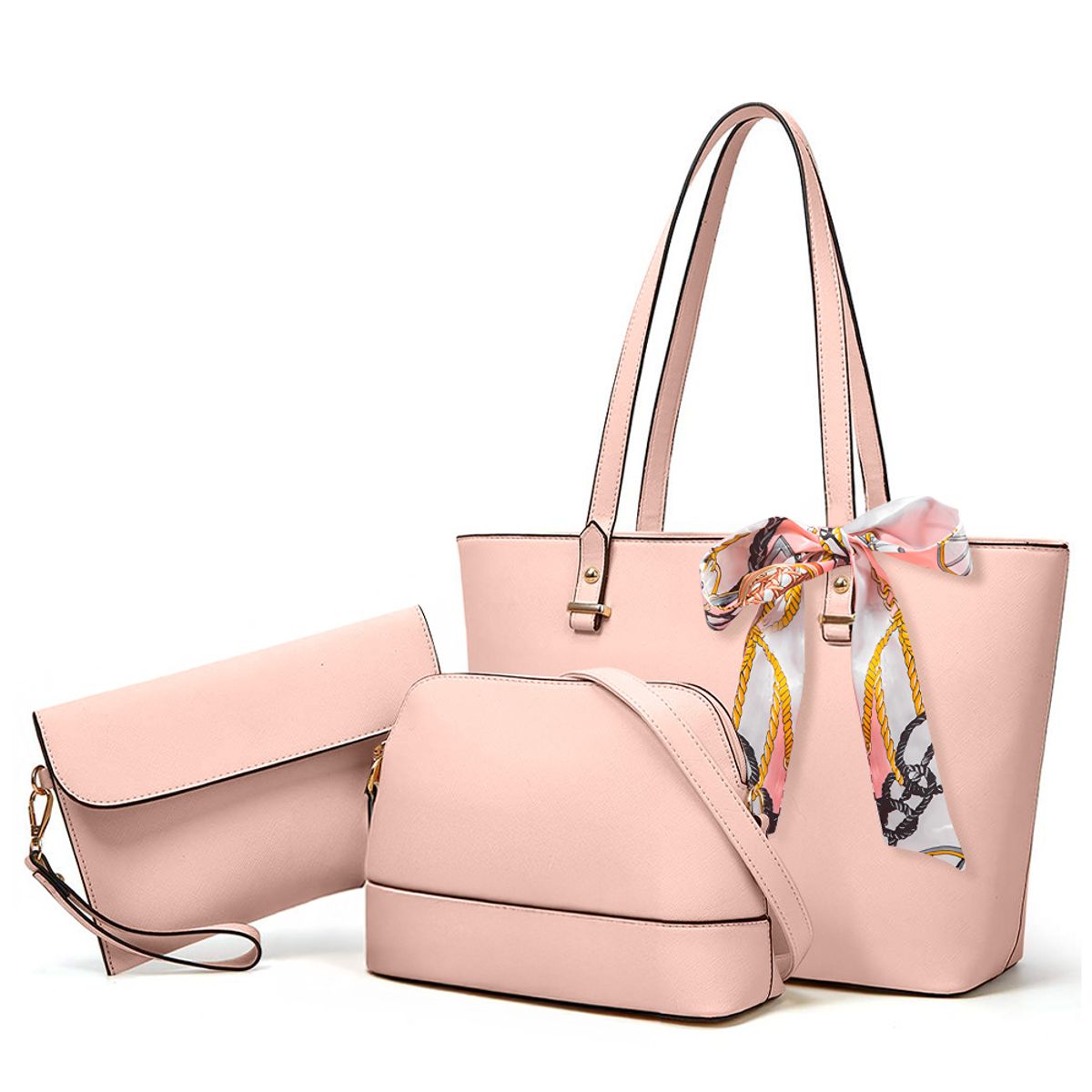 KELLER - Cartera para Mujer 3 Piezas Elegante Melón 08G