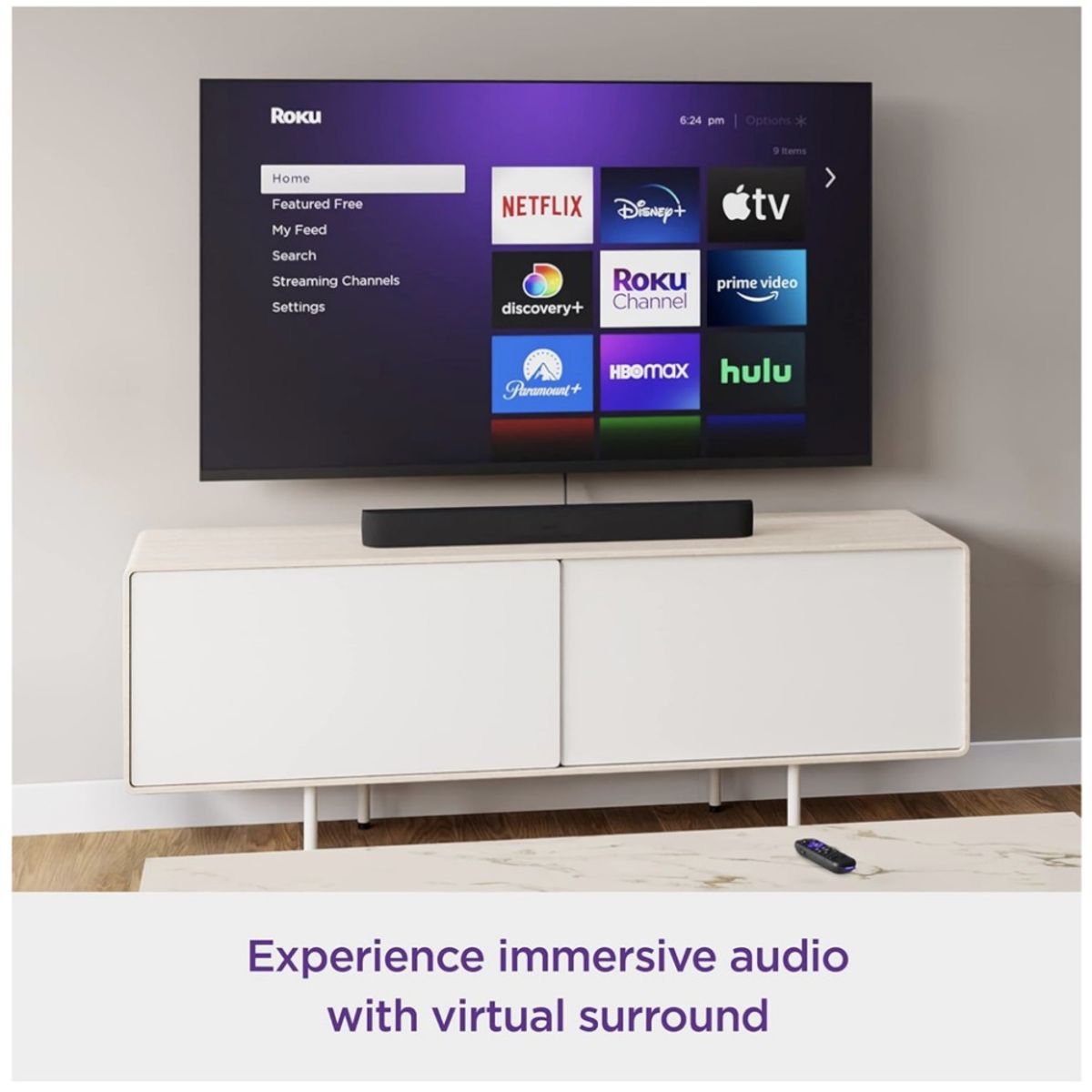 GENERICO - Roku Streambar 4KHDHDR Streaming Media Player Y Audio Premium