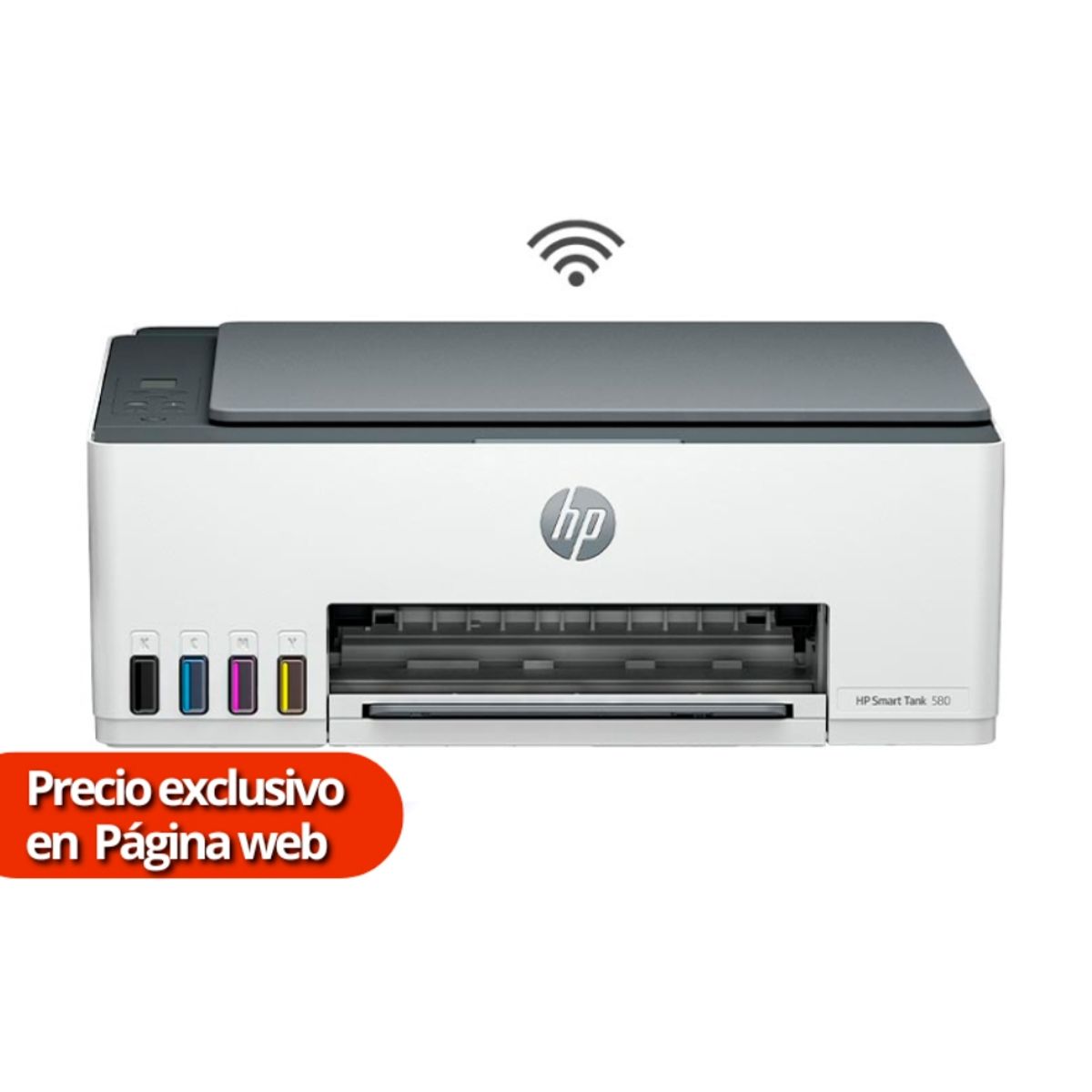 HP - Impresora Multifuncional HP Smart Tank 580 Wireless 1F3Y2A#AKY
