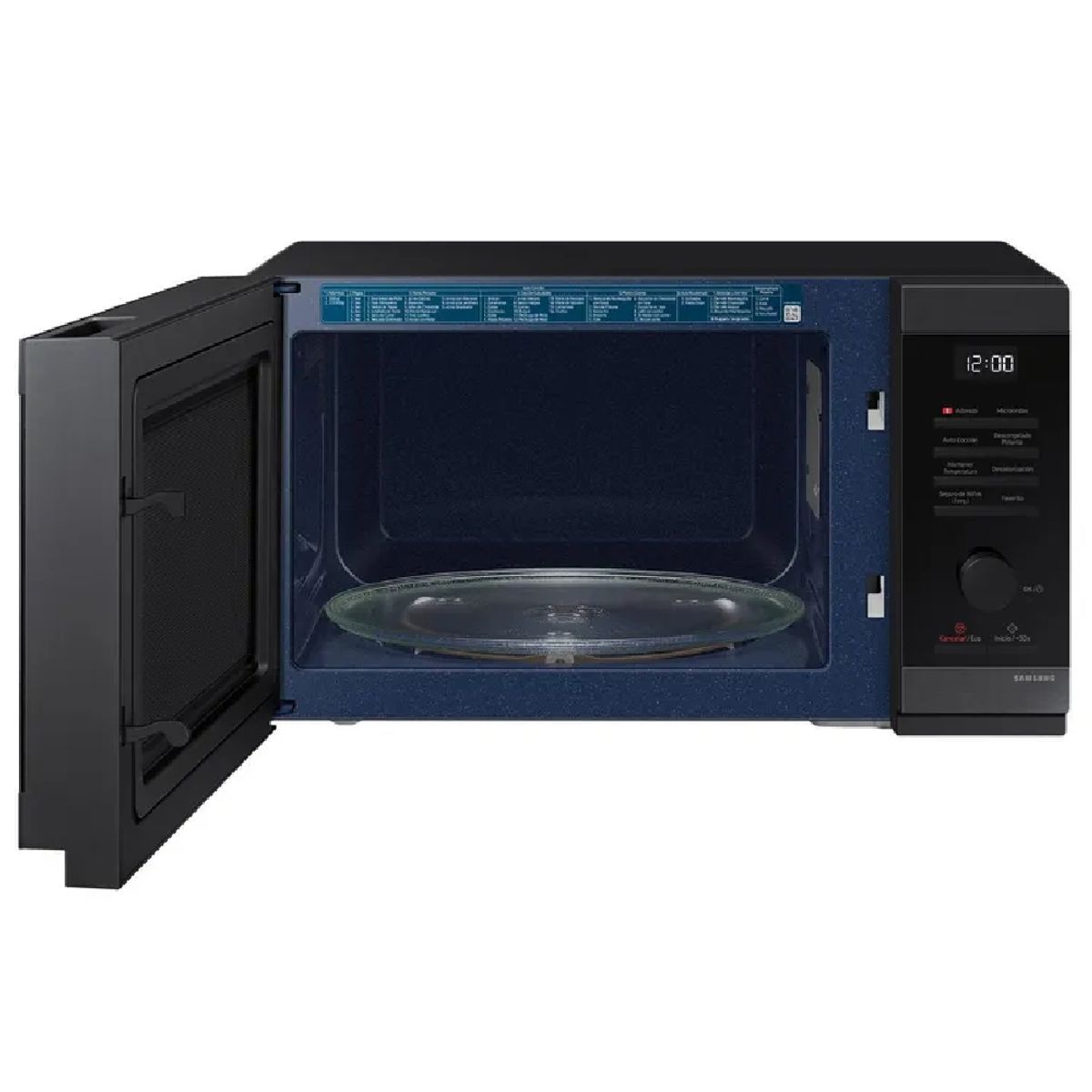 SAMSUNG - Microondas Samsung 32 L Acero Inoxidable Negro - MS32DG4504AGPE