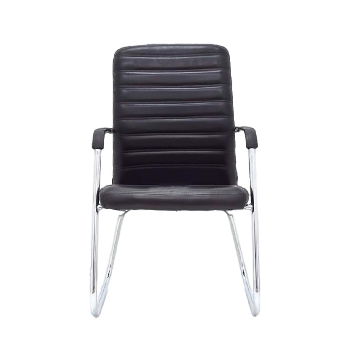 OFIDEAS - Silla de Oficina Visita Isis Cuerina Negro Ofideas