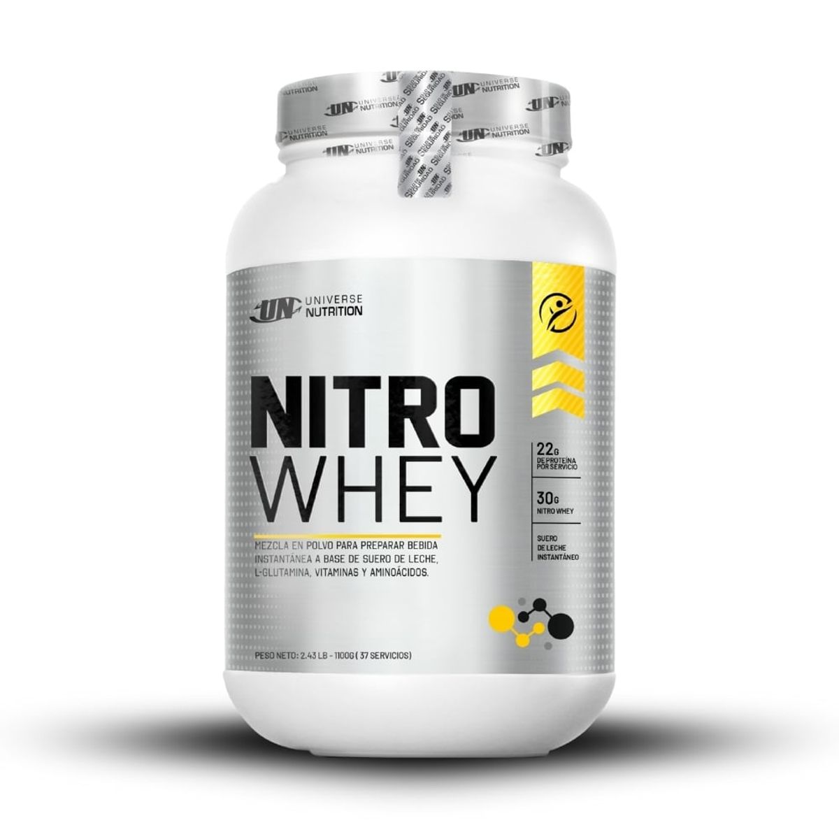 UNIVERSE NUTRITION - Nitro Whey de 1.1 kg Vainilla+Creatina Universe Nutrition 250Gr+2 Diabolus