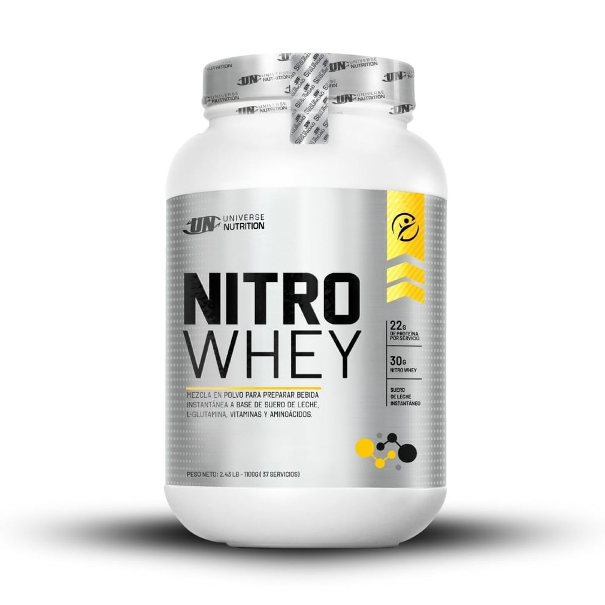 UNIVERSE NUTRITION - Nitro Whey de 1.1 kg Cookies+Creatina Universe Nutrition 250Gr+2 Diabolus