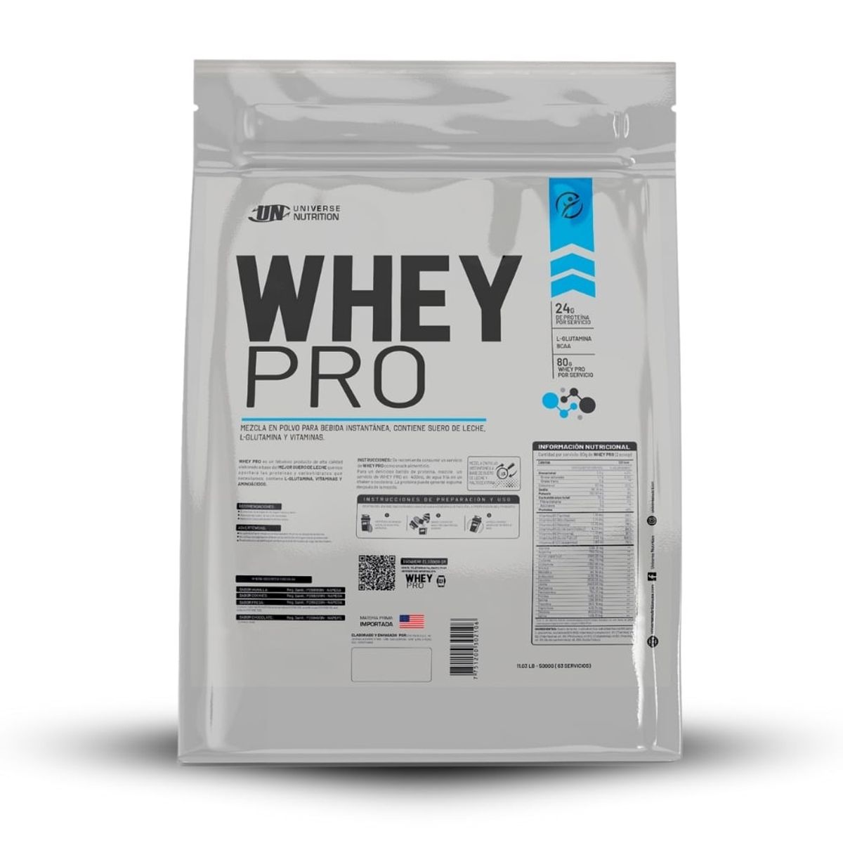 UNIVERSE NUTRITION - Whey Pro 3 kg Vainilla+Creatina Applied Nutrition 250Gr+2 Diabolus