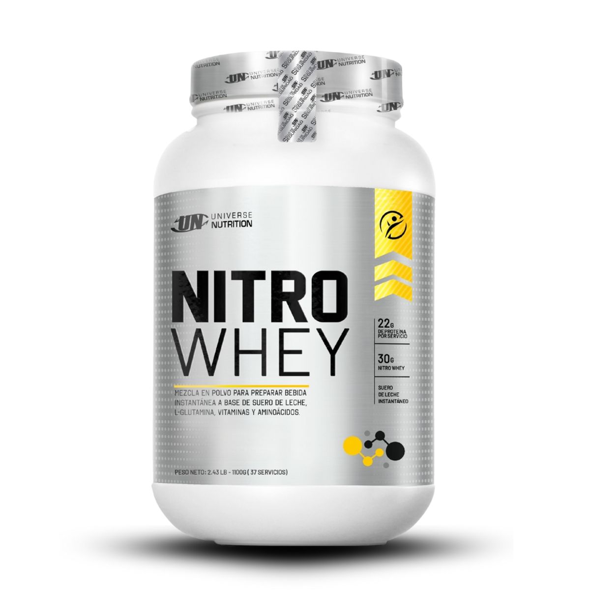 UNIVERSE NUTRITION - Nitro Whey de 1.1 kg Cookies+Creatina Applied Nutrition 250Gr+2 Diabolus