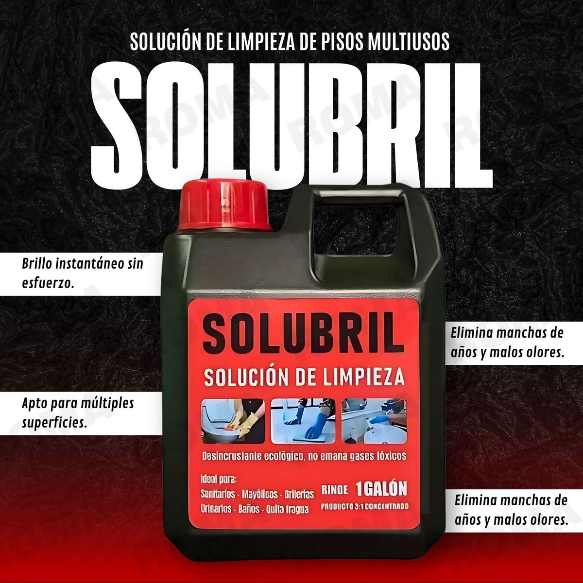 GENERICO - PACK 2 LIMPIADOR PROFUNDO DE MAYOLICAS - SOLUBRIL