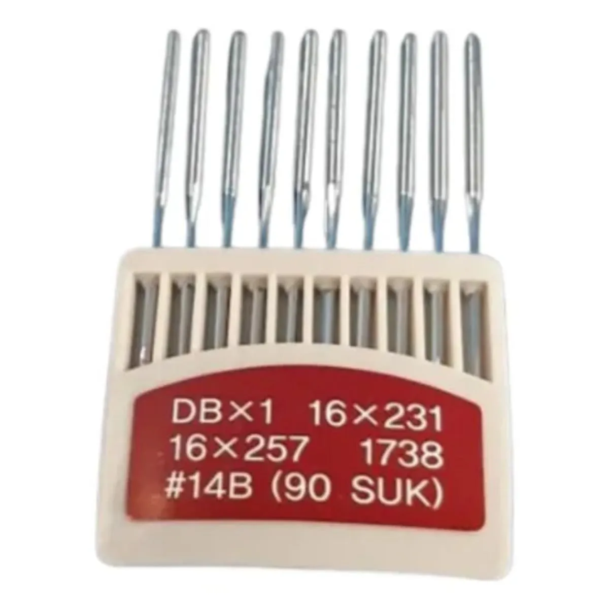 ORANGE - 100 Aguja Recta Industrial Dbx1 Cabo Delgado - Nros Surtidos