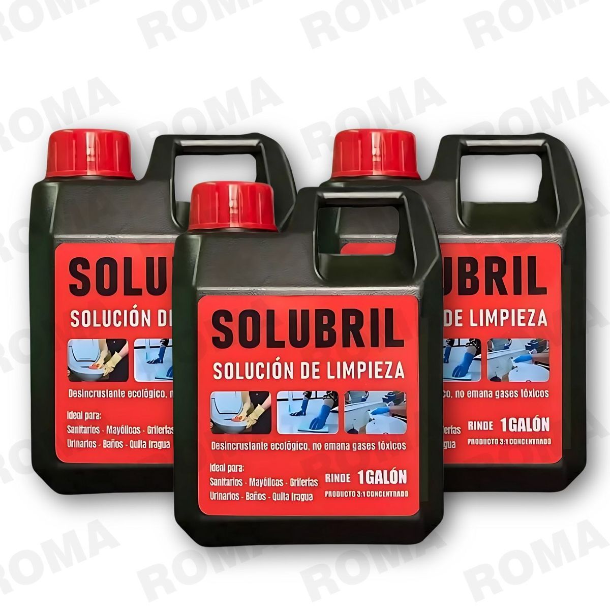 GENERICO - PACK 3 LIMPIADOR PROFUNDO DE MAYOLICAS - SOLUBRIL
