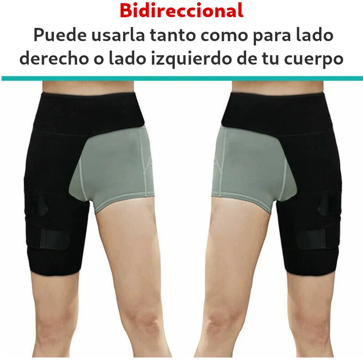 GENERICO - Soporte De Cadera Y Muslo UNISEX Estabilizador BIDIRECCIONAL