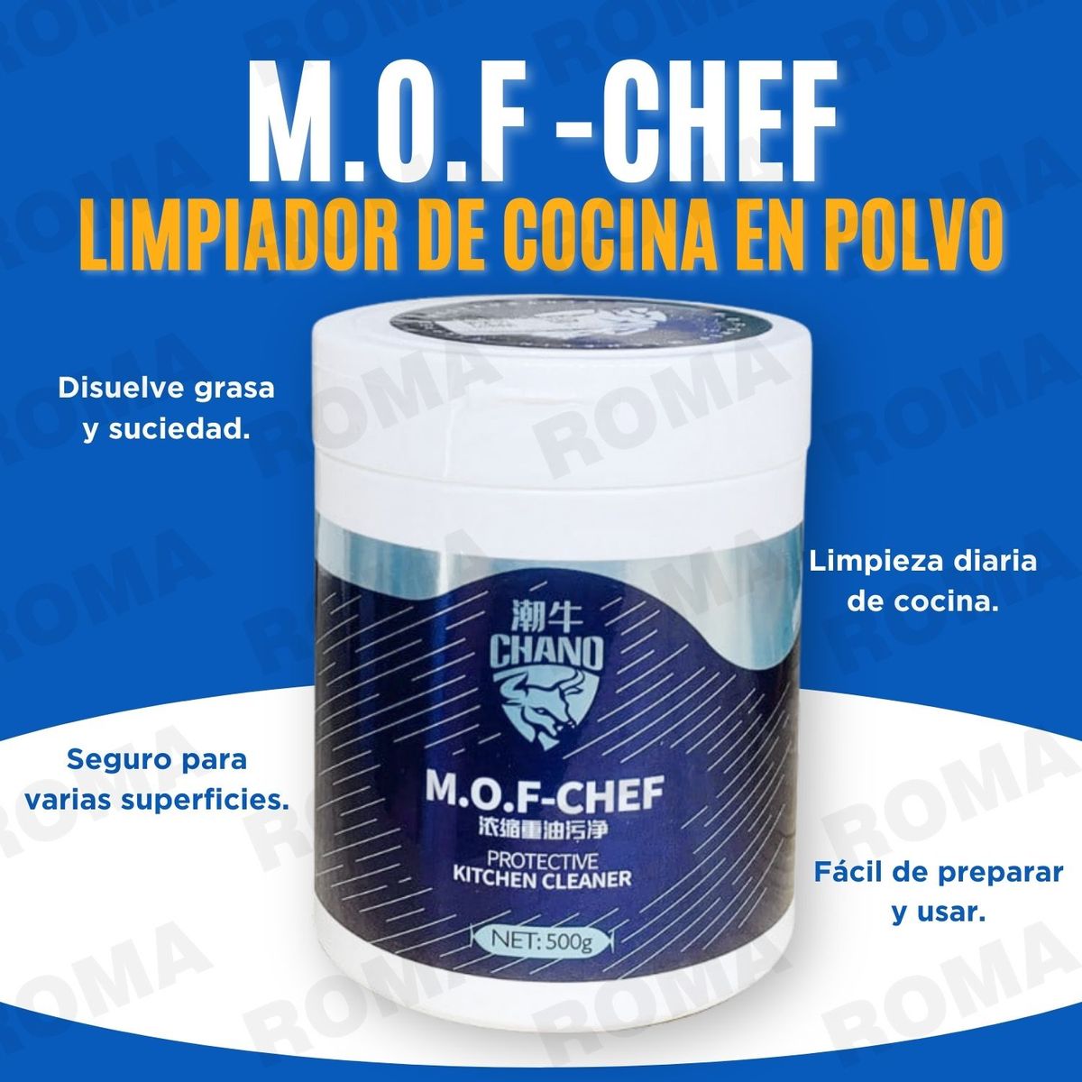 GENERICO - PACK 3 QUITA GRASA EN POLVO - CHANO