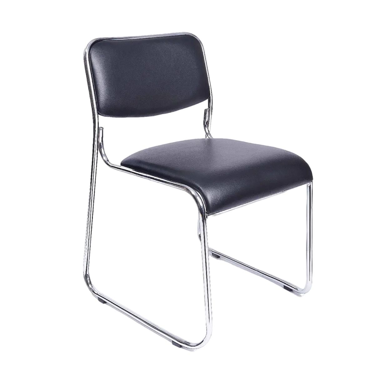 OFIDEAS - Silla de Visita Fija Junior Negro Ofideas