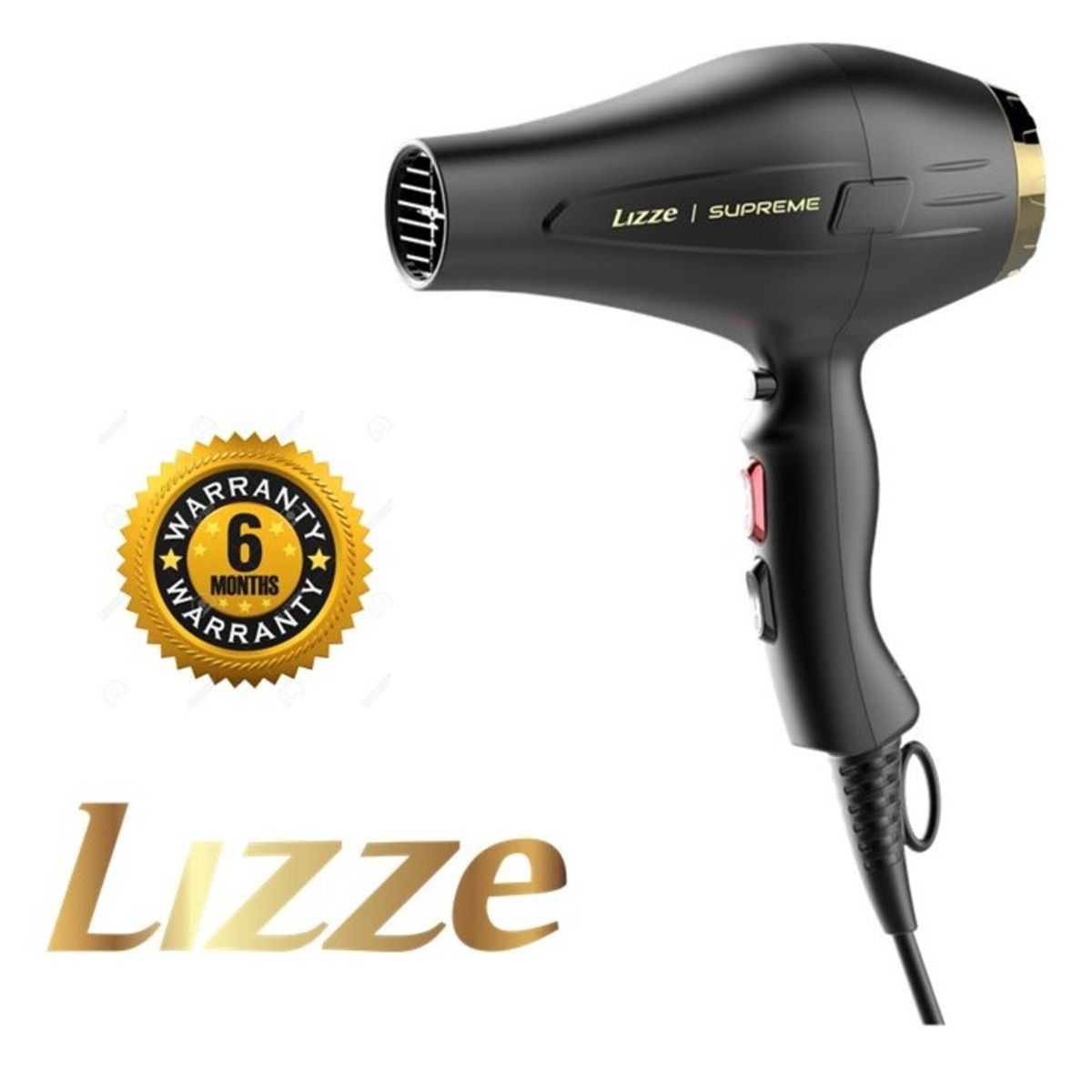 LIZZE - LIZZE PACK SECADORA SUPREME 2600W + REGALO CEPILLO TERMICO ION N°45